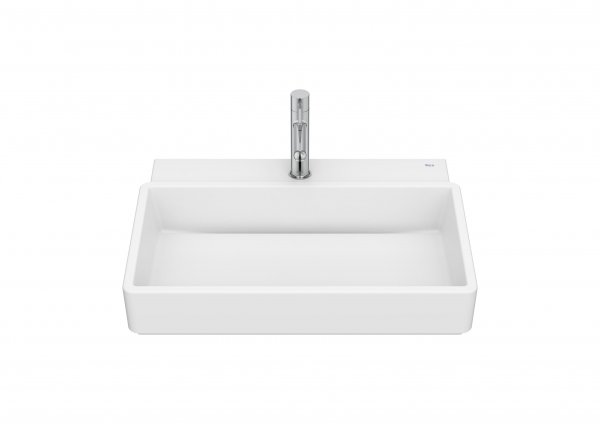 Roca Tura 600mm Wall-Hung Basin - Matt White