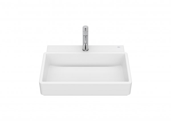 Roca Tura 550mm Wall-Hung Basin - Matt White