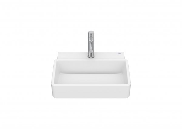 Roca Tura 450mm Compact Wall-Hung Basin - Matt White