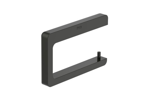 Roca Tempo Toilet Roll Holder without Cover - Titanium Black