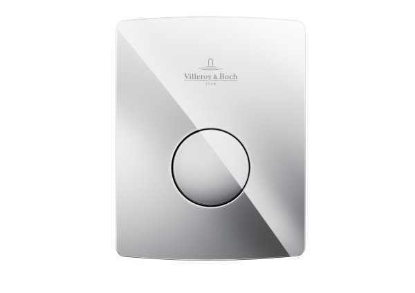 Villeroy & Boch ViConnect 100SU Urinal Flush Plate - Chrome