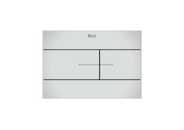 Roca In-Wall PS2 Dual Flush Plate - Chrome