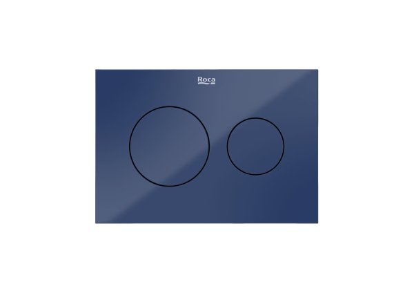 Roca In-Wall PS3 Dual Flush Plate - Cobalt Blue