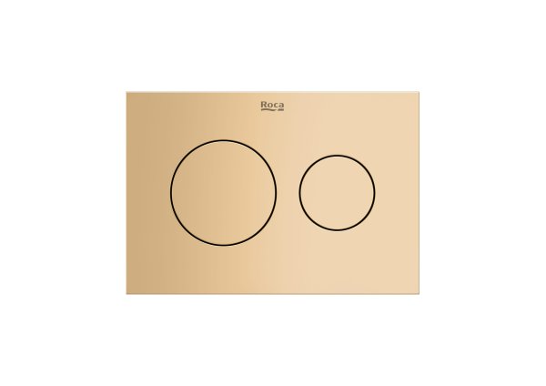 Roca In-Wall PS3 Dual Flush Plate - Rose Gold