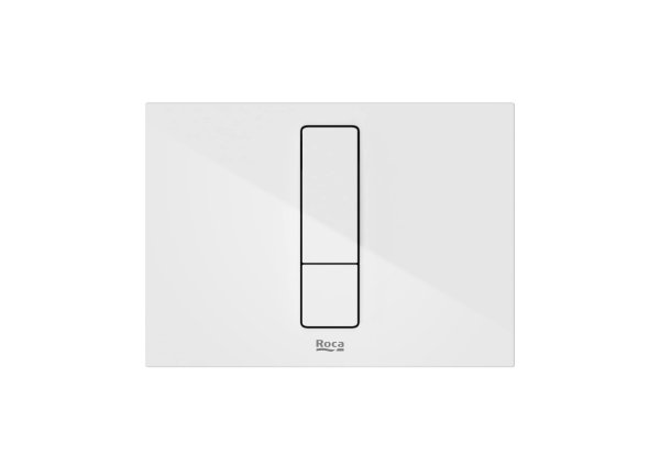 Roca In-Wall PS4 Dual Flush Plate - White