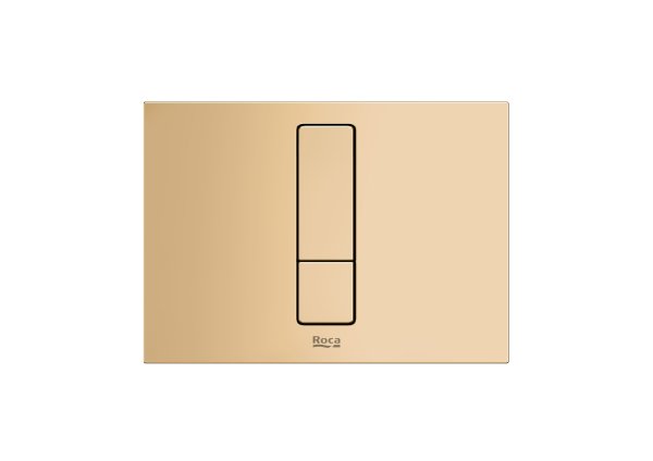 Roca In-Wall PS4 Dual Flush Plate - Rose Gold