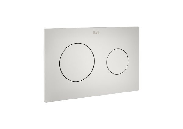 Roca In-Wall PL10 Dual Flush Plate (Duplo One) - Pearl