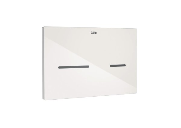 Roca In-Wall EP3 Electronic Touchless Dual Flush Plate (Duplo One) - Pearl