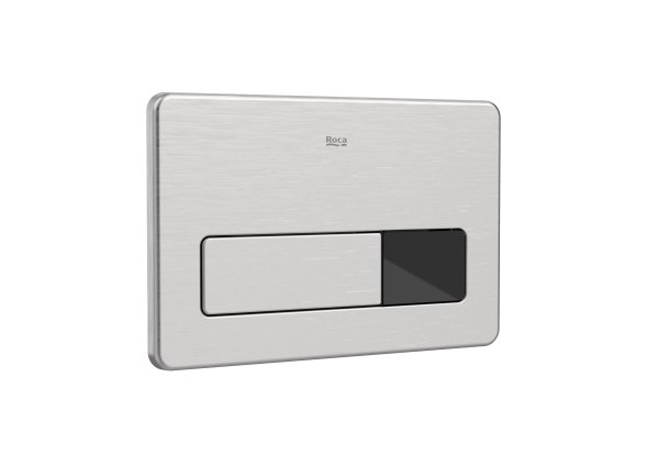 Roca In-Wall PL3-E Pro Electronic Anti-Vandal Flush Plate (Duplo One) - Stainless Steel