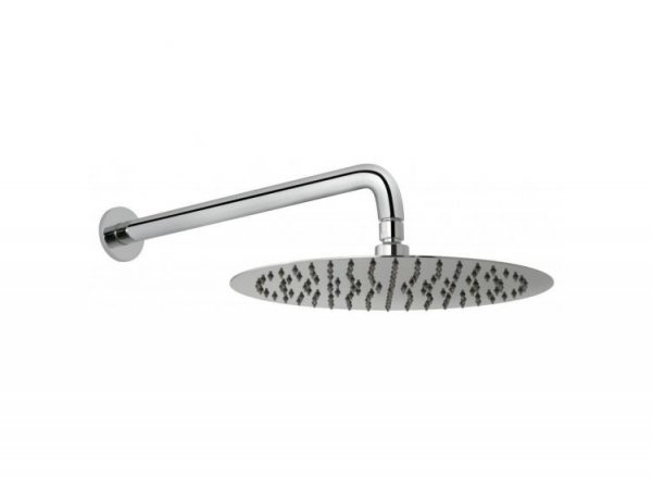 Vado Aquablade 300mm Single Function Round Shower Head and Arm