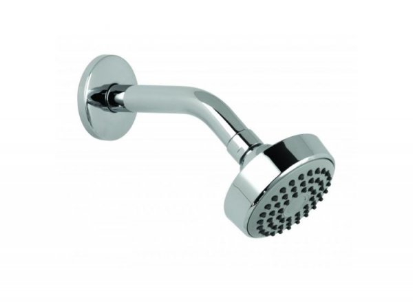 Vado Single Function Fixed Shower Head and Arm