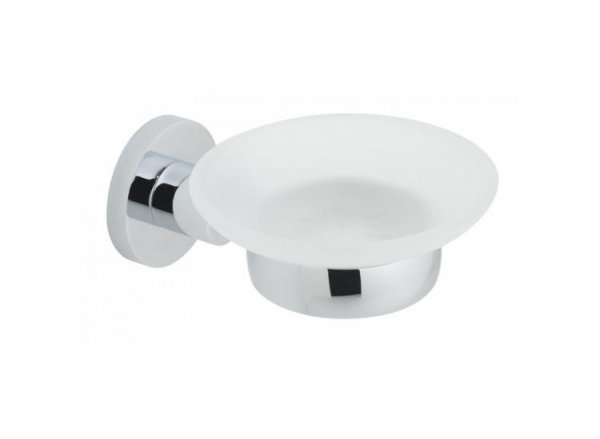 Vado Elements Frosted Glass Soap Dish and Holder