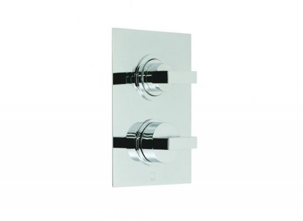 Vado Notion Concealed 2 Outlet, 2 Handle Thermostatic Shower Valve