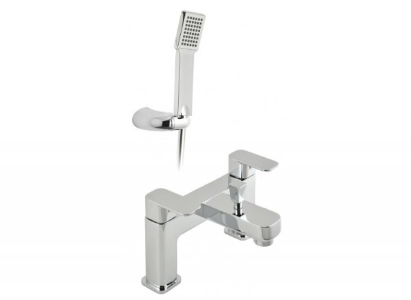 Vado Phase 2 Hole Bath Shower Mixer with Shower Kit