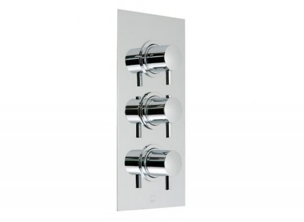 Vado Celsius 2 Outlet 3 Handle Thermostatic Shower Valve