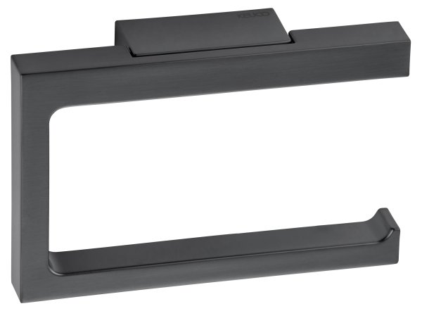 Keuco Edition 11 Toilet Roll Holder - Brushed Black / Chrome