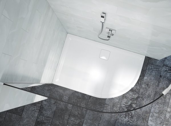Merlyn Level25 Offset Quadrant 1200 x 900mm Shower Tray