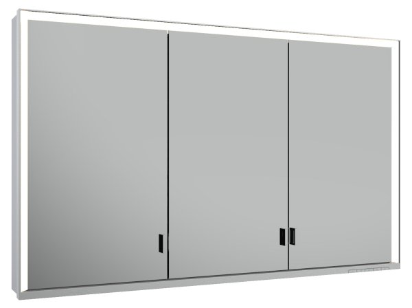 Keuco Royal Lumos 1200 x 735 x 165mm Mirror Cabinet - Anodised Silver