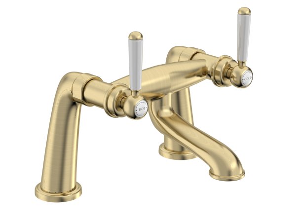 Tavistock Lansdown Bath Filler Tap - Brushed Brass