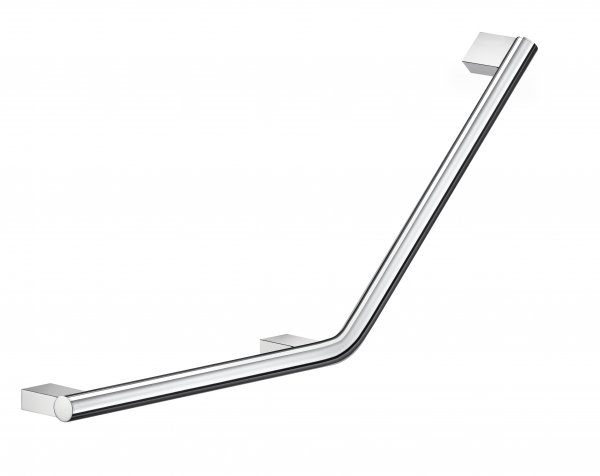 Smedbo Living Right Hand V-Shaped Grab Bar - Chromed Stainless Steel
