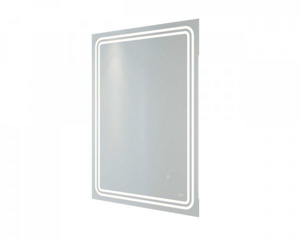 RAK Pluto 600x800mm Led Illuminated Portrait Mirror - Silvery White