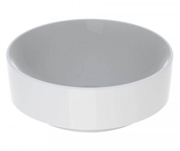 Geberit VariForm 400mm Round Lay-On Countertop Basin - No Overflow