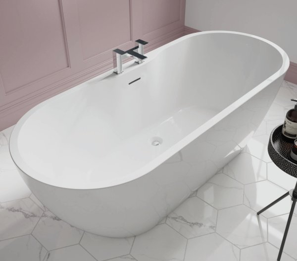 The White Space Senna 1555 x 745mm Freestanding Bath