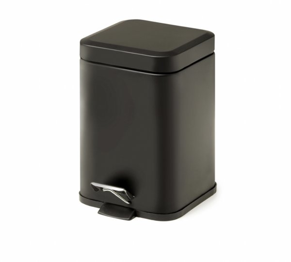 Origins Living Square Pedal Bin 3L Soft Close - Black