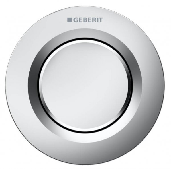 Geberit Pneumatic Matt Chrome Type 01 Single Flush, For 12 And 15cm Concealed Cistern