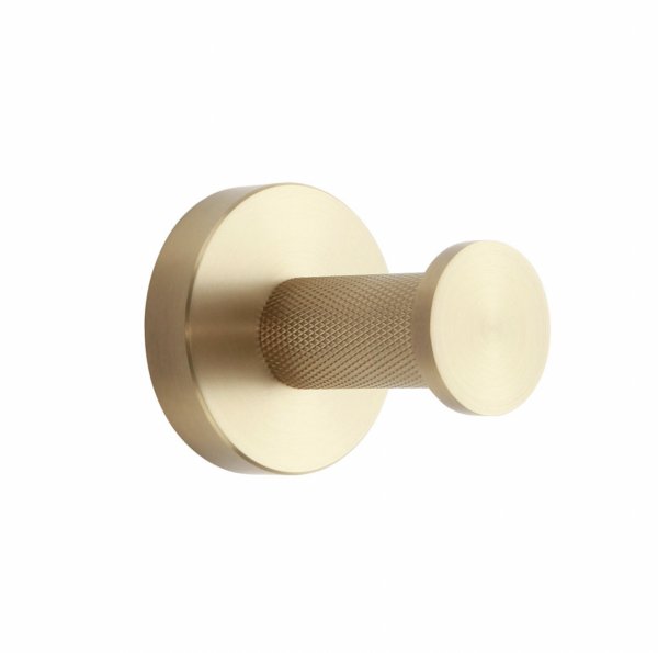 Origins Living Turner Robe Hook - Brushed Brass