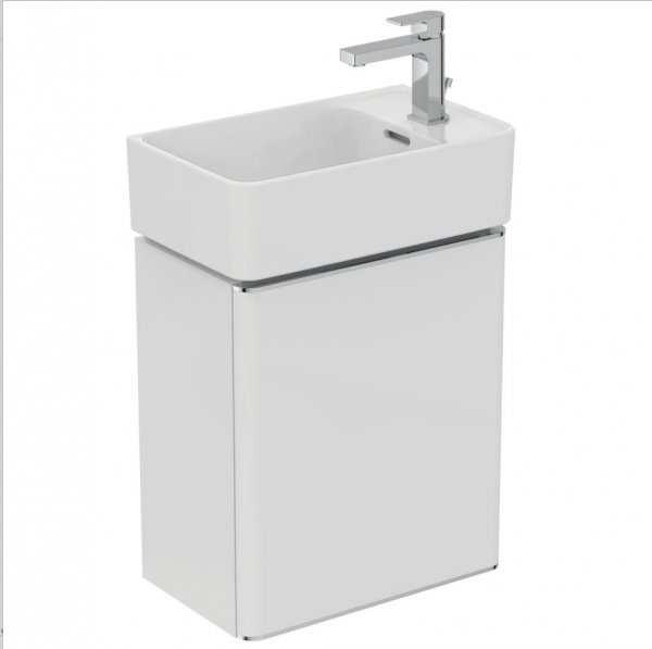 Ideal Standard Strada II 450mm Wall Hung White Gloss Right Hand Guest Washbasin Unit