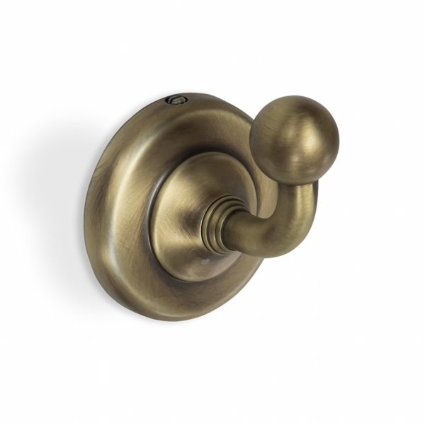 Origins Living Albany Single Robe Hook - Aged Brass