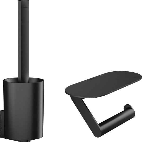 Hansgrohe Wallstoris Toilet Bundle - Matt Black
