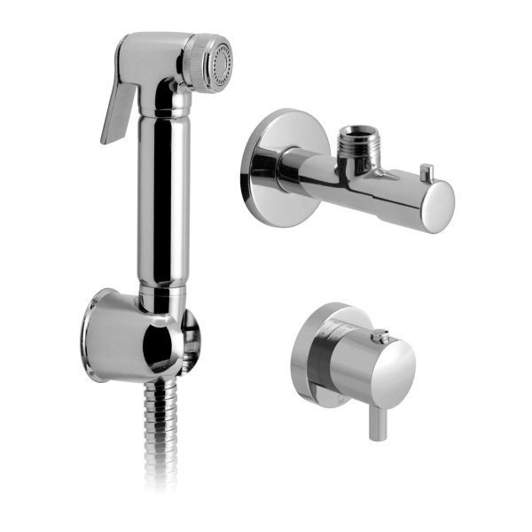 Vado Luxury Shattaf Kit With Concealed Thermostatic Mixing Valve - Chrome