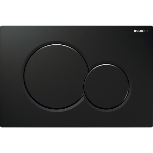 Geberit Sigma 01 Jet Black Dual Flush Plate