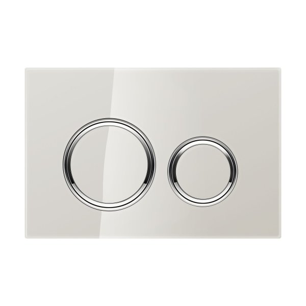 Geberit Sigma 21 Sand Grey Dual Flush Plate