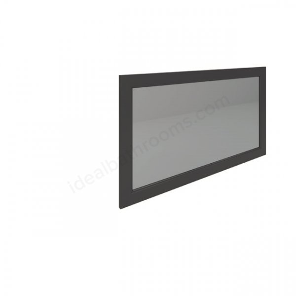 RAK Washington 1200mm Flat Black Mirror