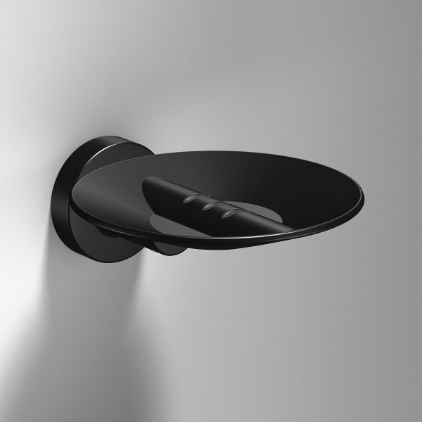 Origins Living Tecno Project Metal Soap Dish - Black