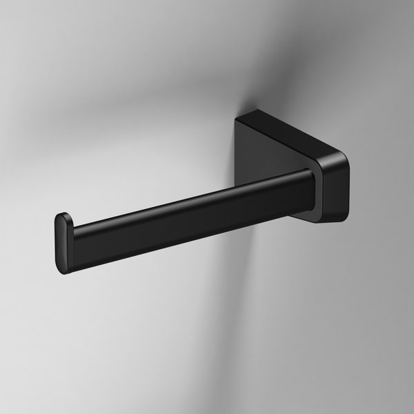 Origins Living S6 Black Left Hand Open Toilet Roll Holder