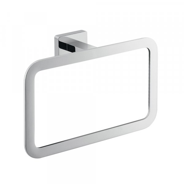 Origins Living Atena Towel Ring - Chrome