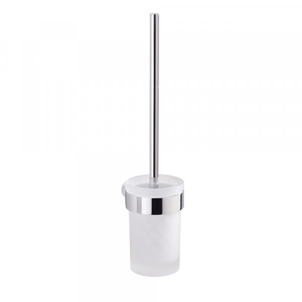 Origins Living Pirenei Toilet Brush & Holder Set Wall Mounted - Chrome