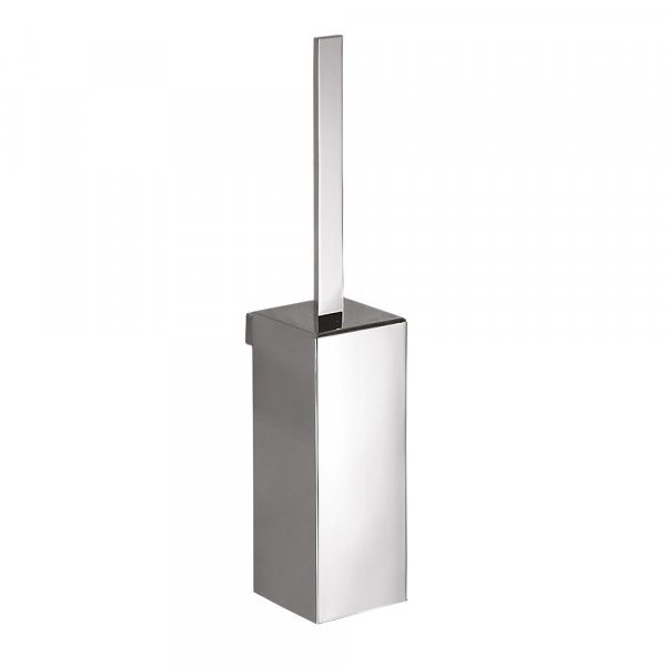 Origins Living Lounge Toilet Brush & Holder Set Wall Mounted - Chrome