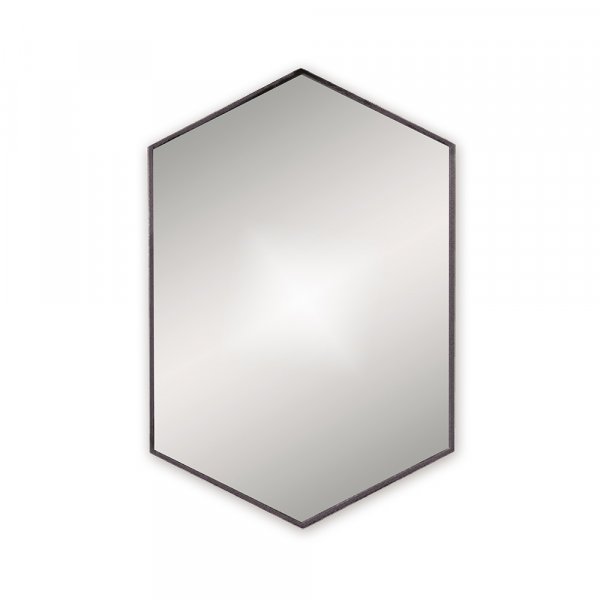 Origins Living Docklands Hexagonal Mirror - Black