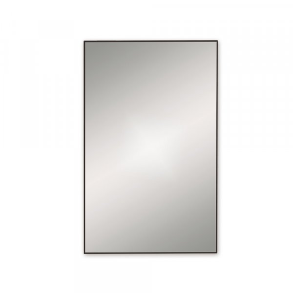 Origins Living Docklands Black 50cm Rectangular Mirror