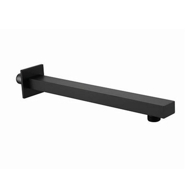 RAK 300mm Black Square Fixed Shower Arm