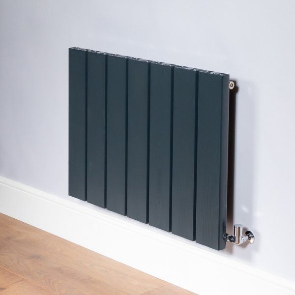 DQ Heating Moto 600 x 1195mm Horizontal Anthracite Radiator