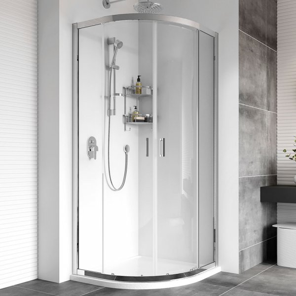 Roman Showers Haven Double Door Quadrant Shower Enclosure - 800mm X 800mm