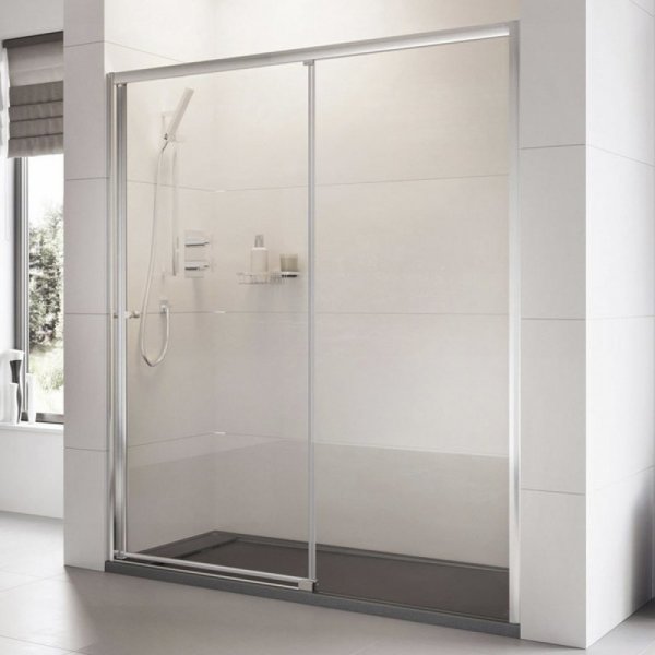 Roman Showers Haven Level Access Sliding Shower Door - 1200mm Wide - Left Handed