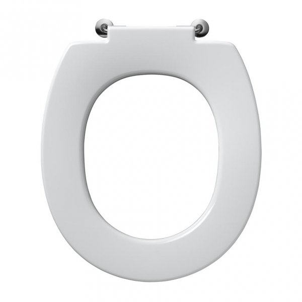 Armitage shanks Contour 21 Toilet Seat Only bottom fixing hinges - Blue
