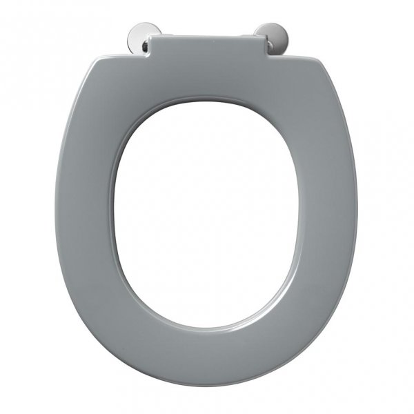 Armitage Shanks Contour 21 Toilet Seat Only Top Fixing Hinges & Retaining Buffers - Grey